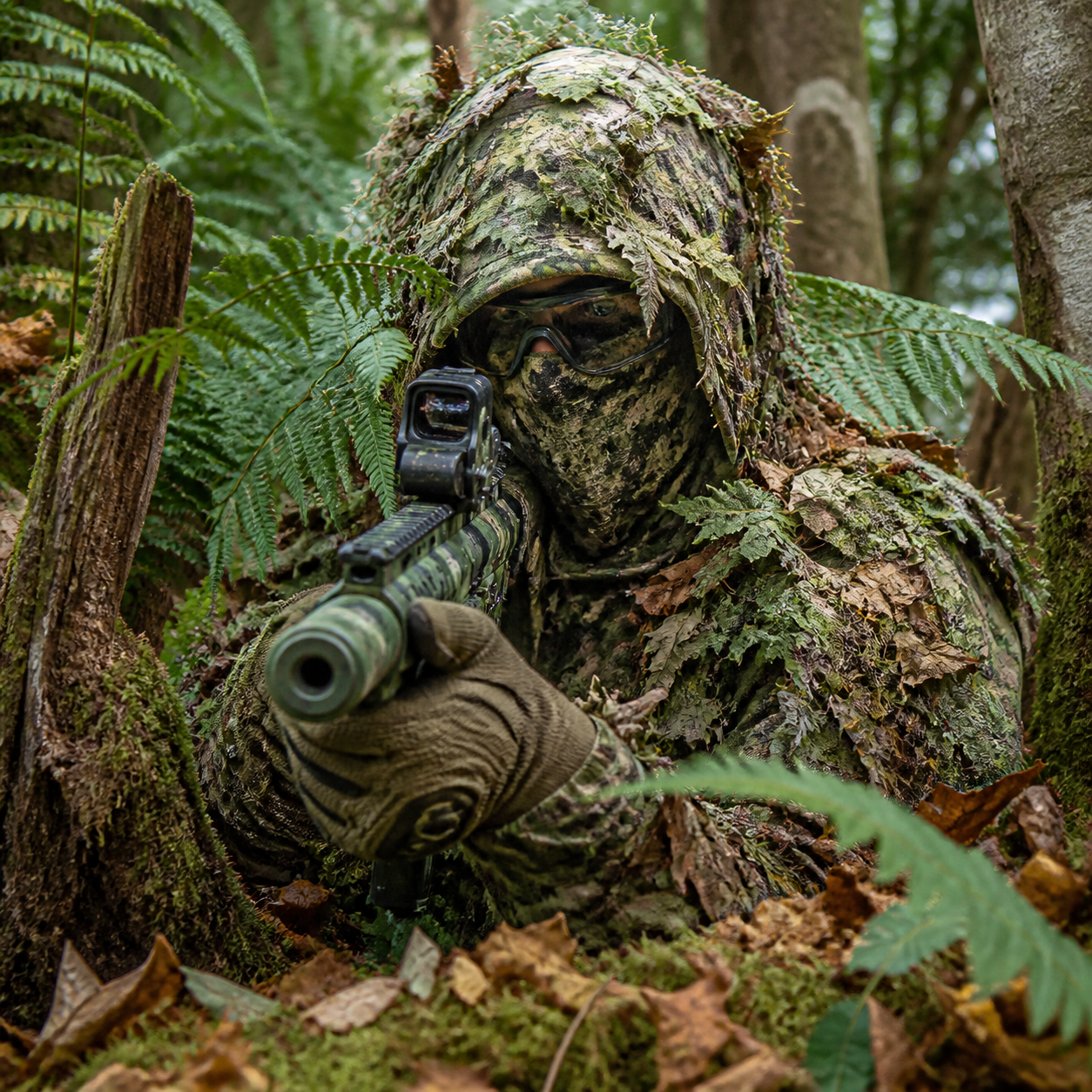 Tecniche di mimetico e occultamento negli ambienti naturali per l’airsoft